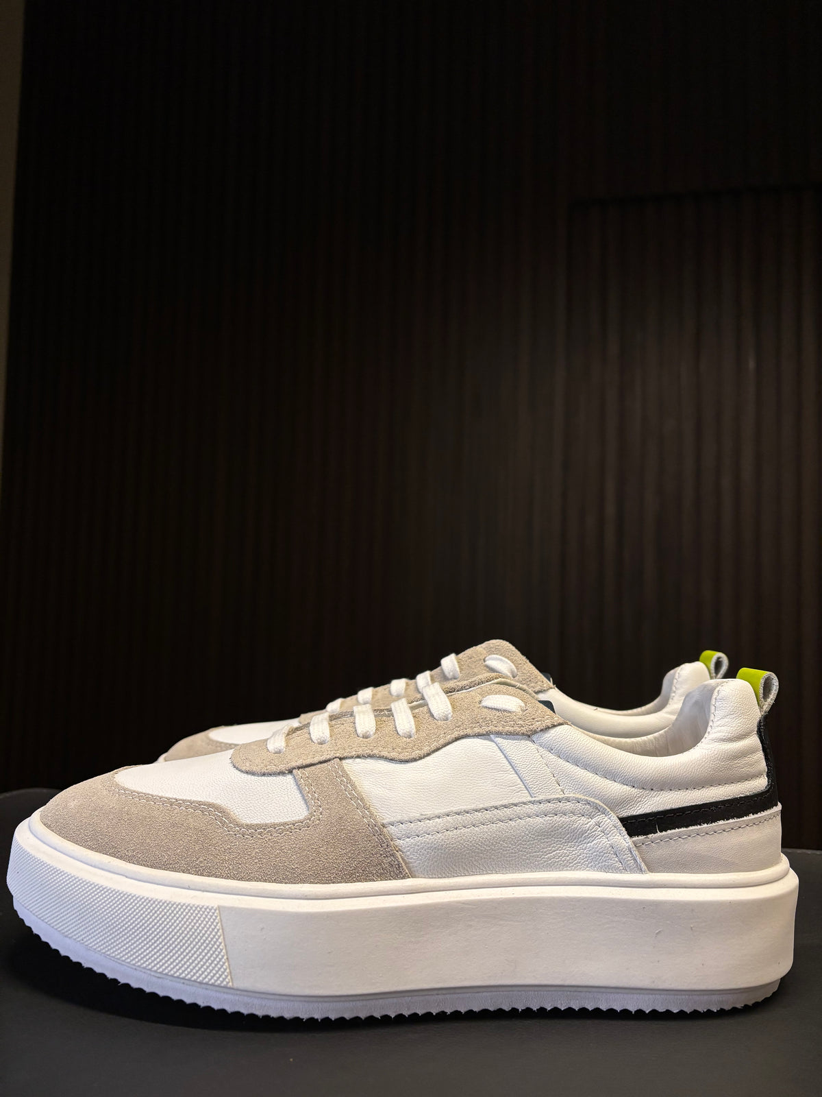 SNEAKER NICE PONTO H BRANCO/NATURAL