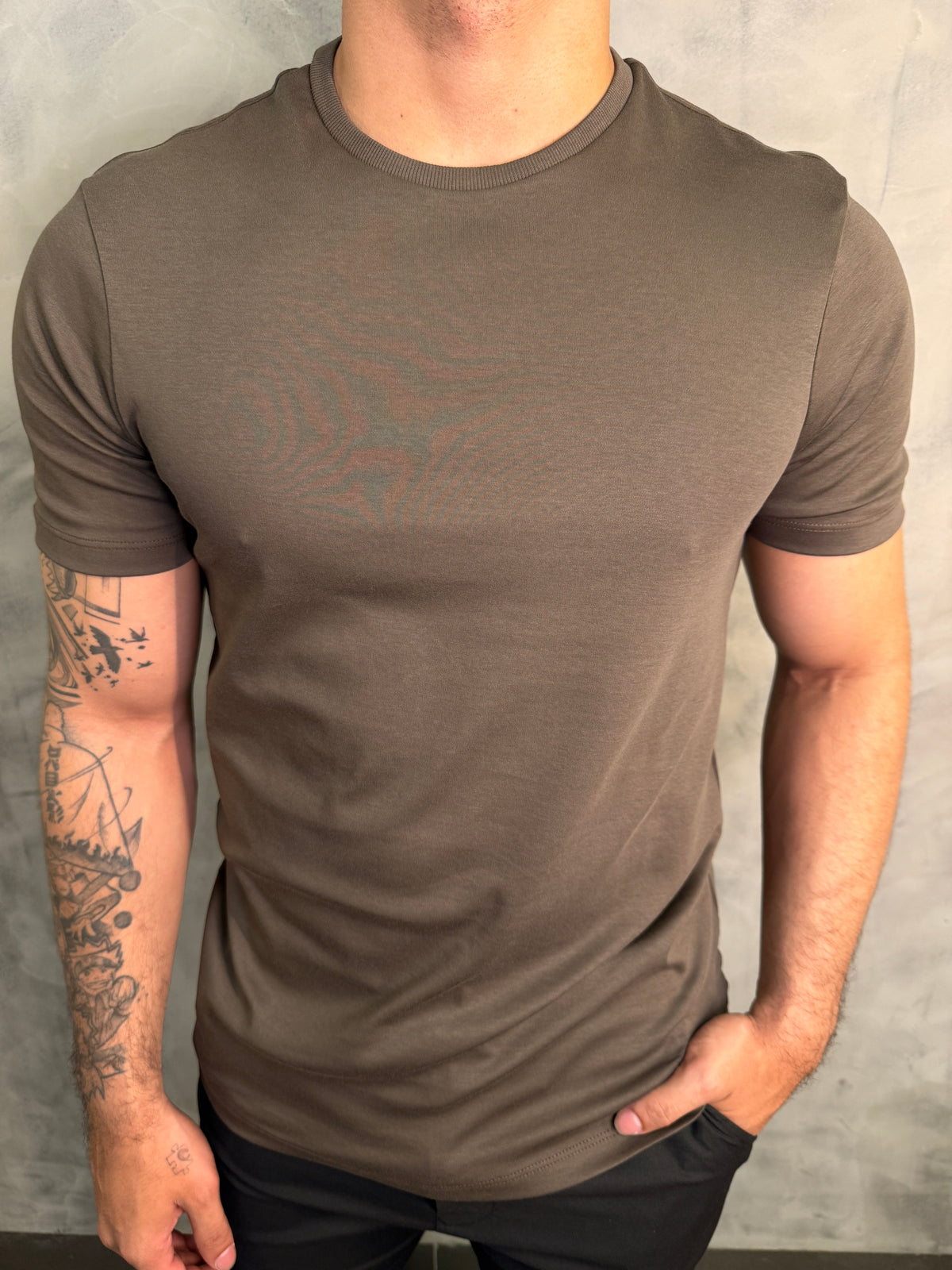 CAMISETA REGULAR FIDELI BORD BARRA