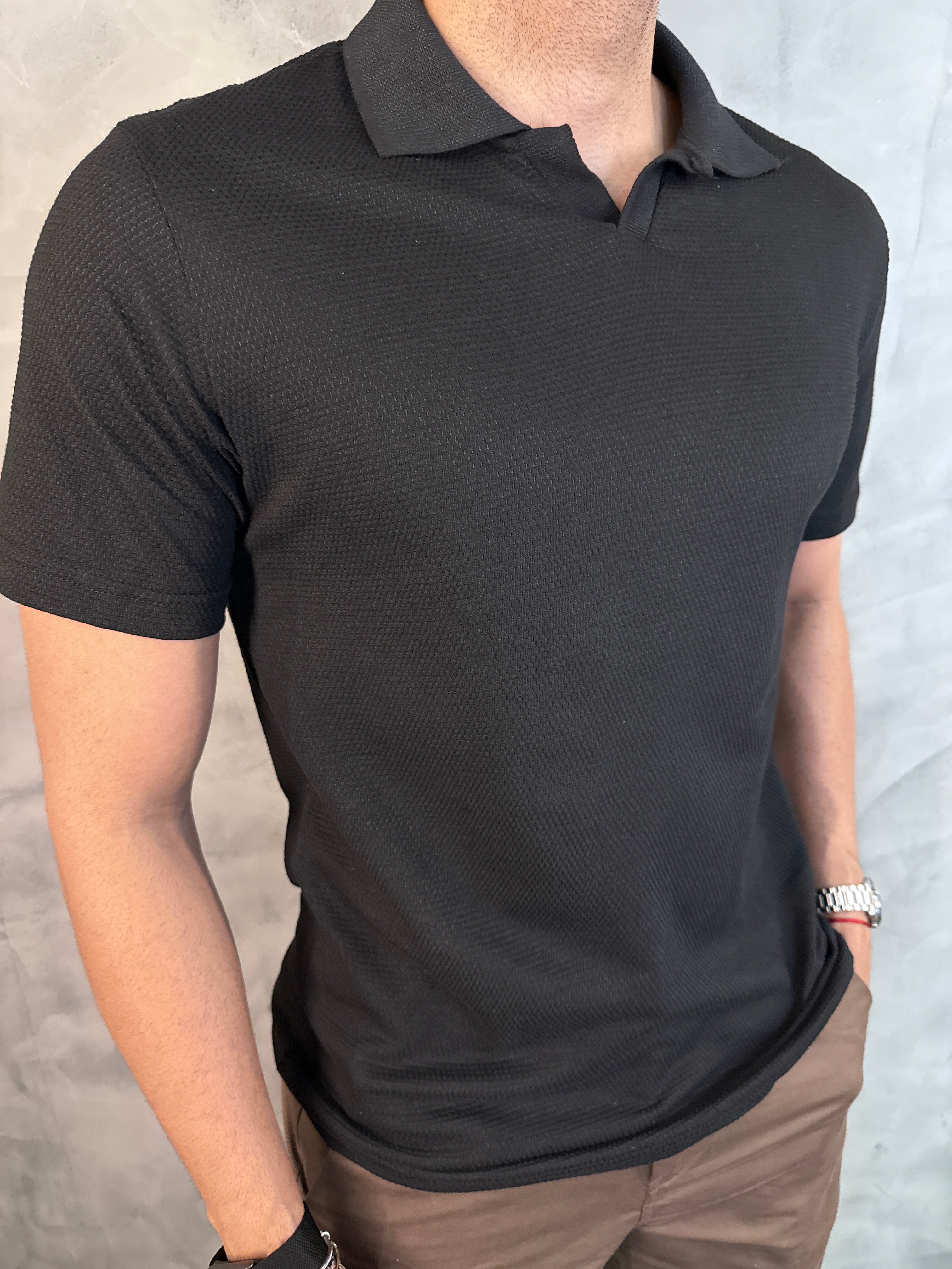 POLO WIBES PONTO H PRETO