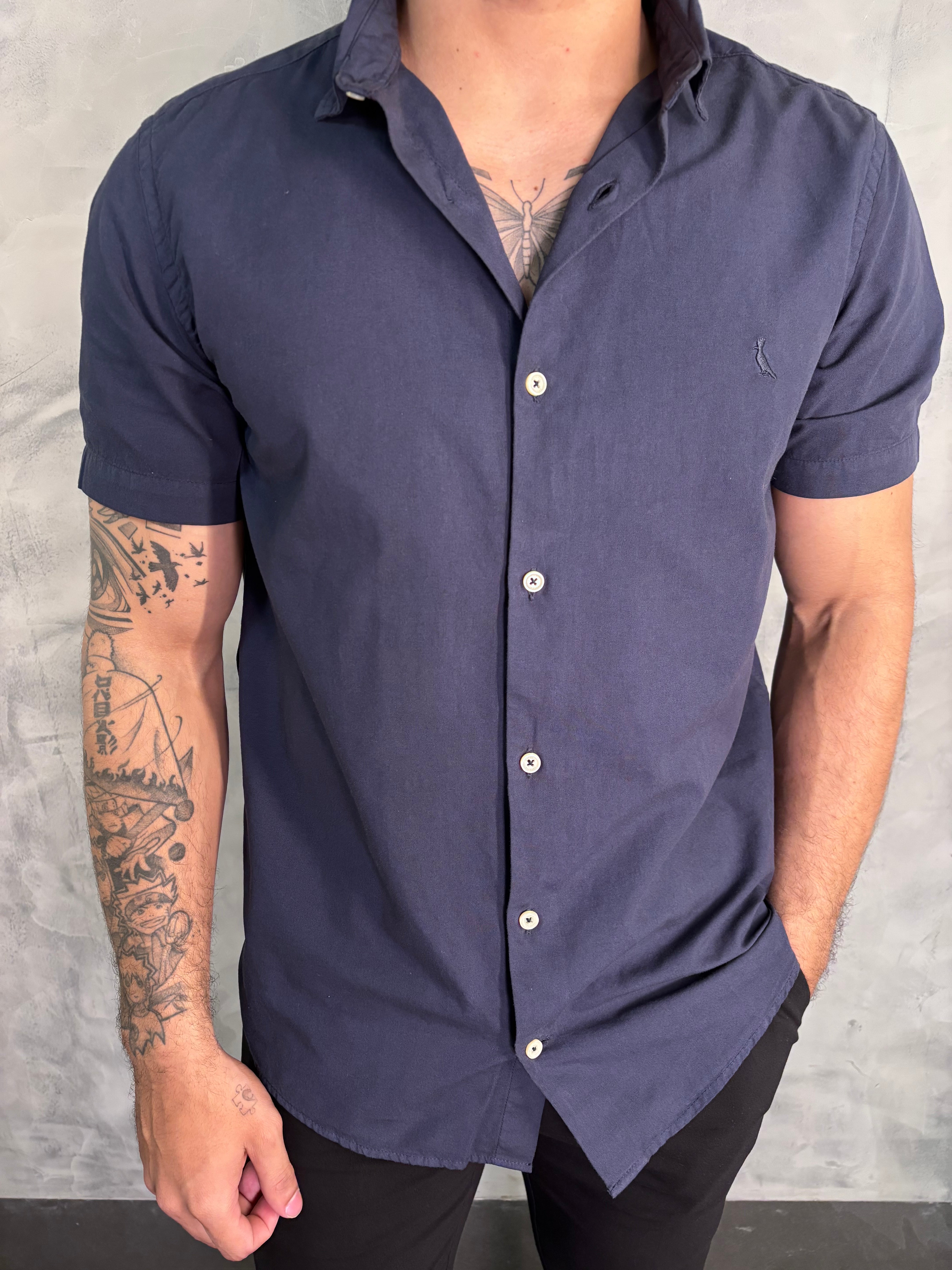 CAMISA M/C NOVA PARATY RESERVA MARINHO