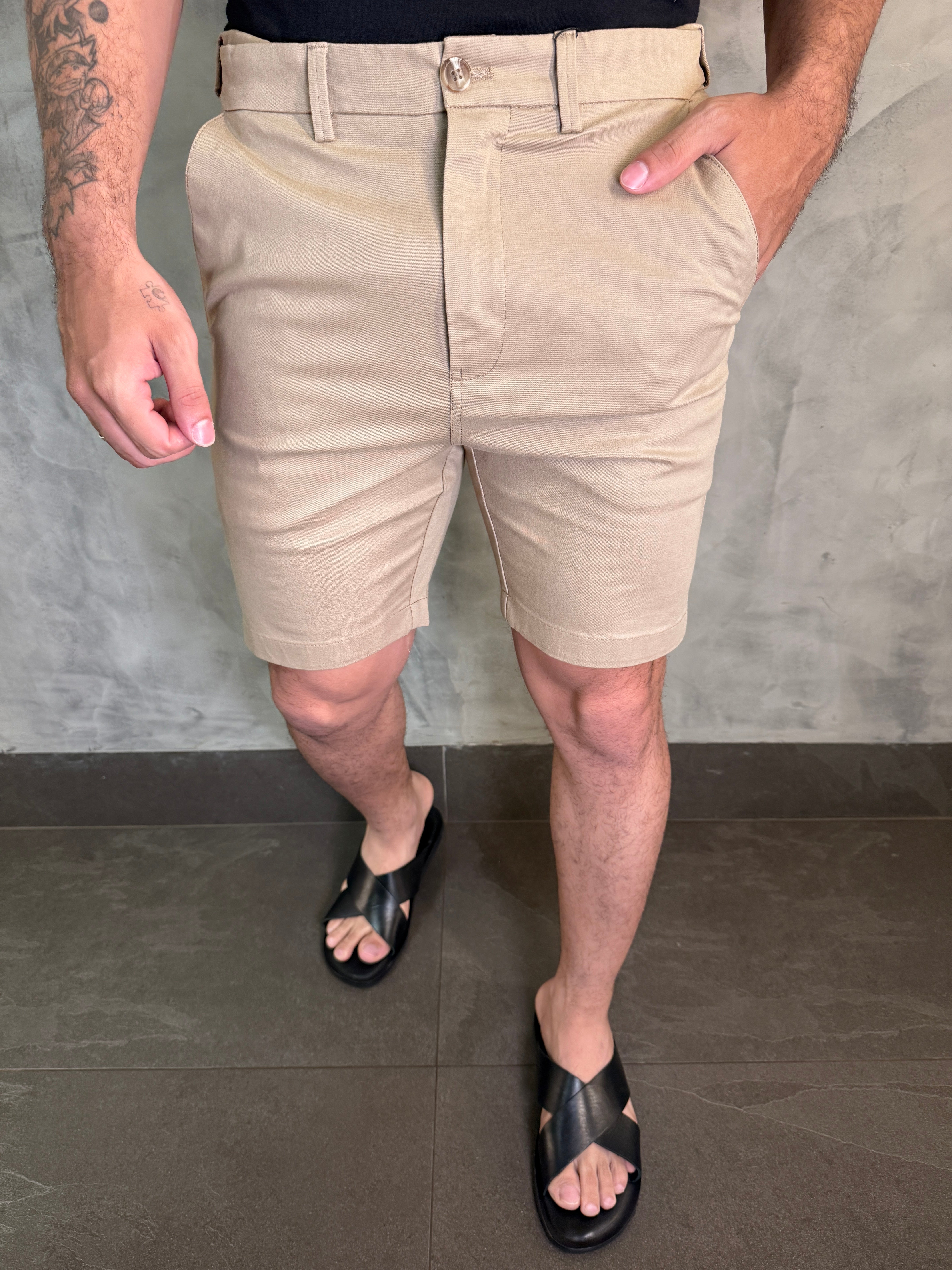 BERMUDA MADRID FLEXSENSE PONTO H KHAKI