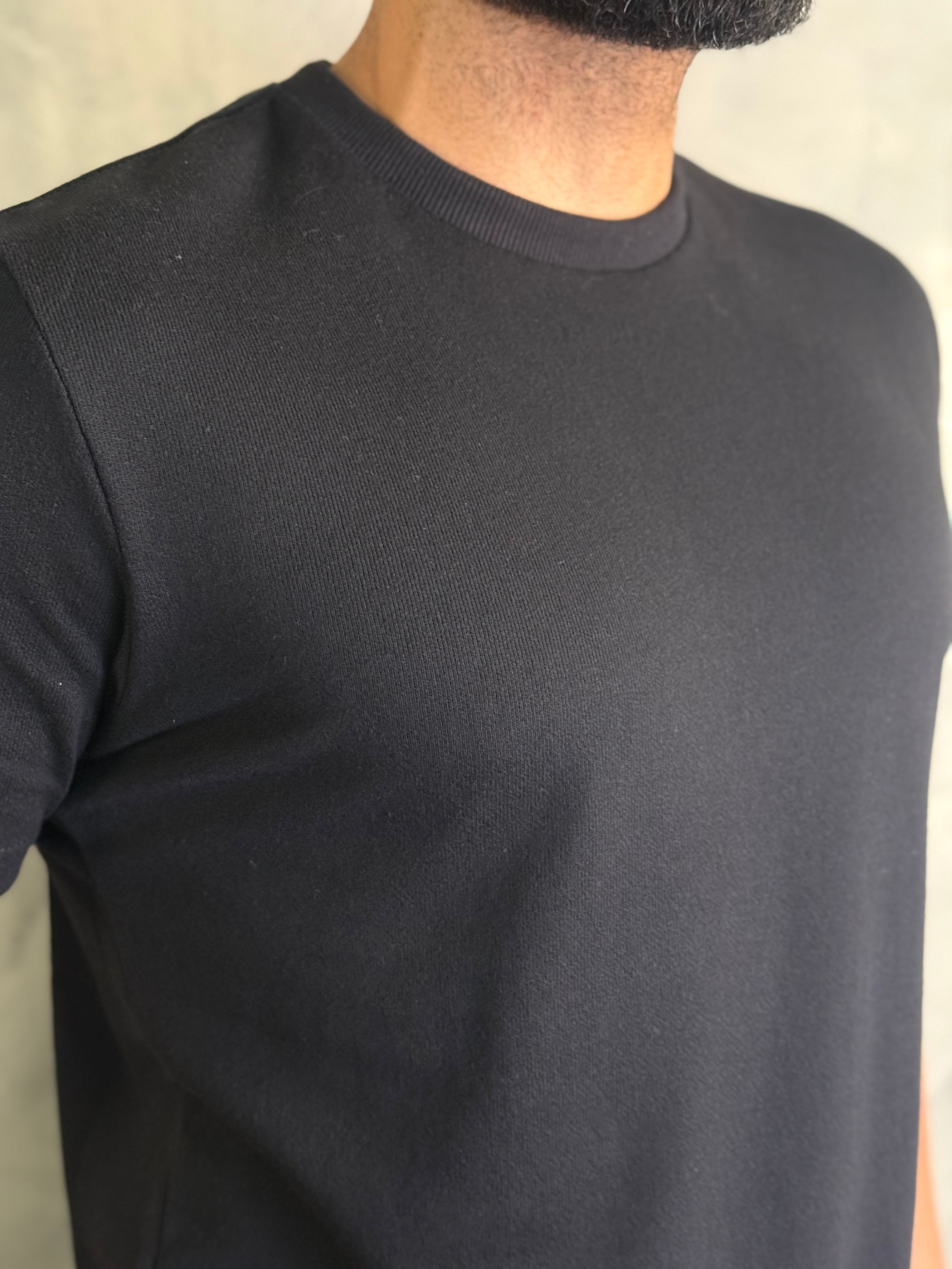 CAMISETA TEXTURA COMFORT KINGEJOE PRETO