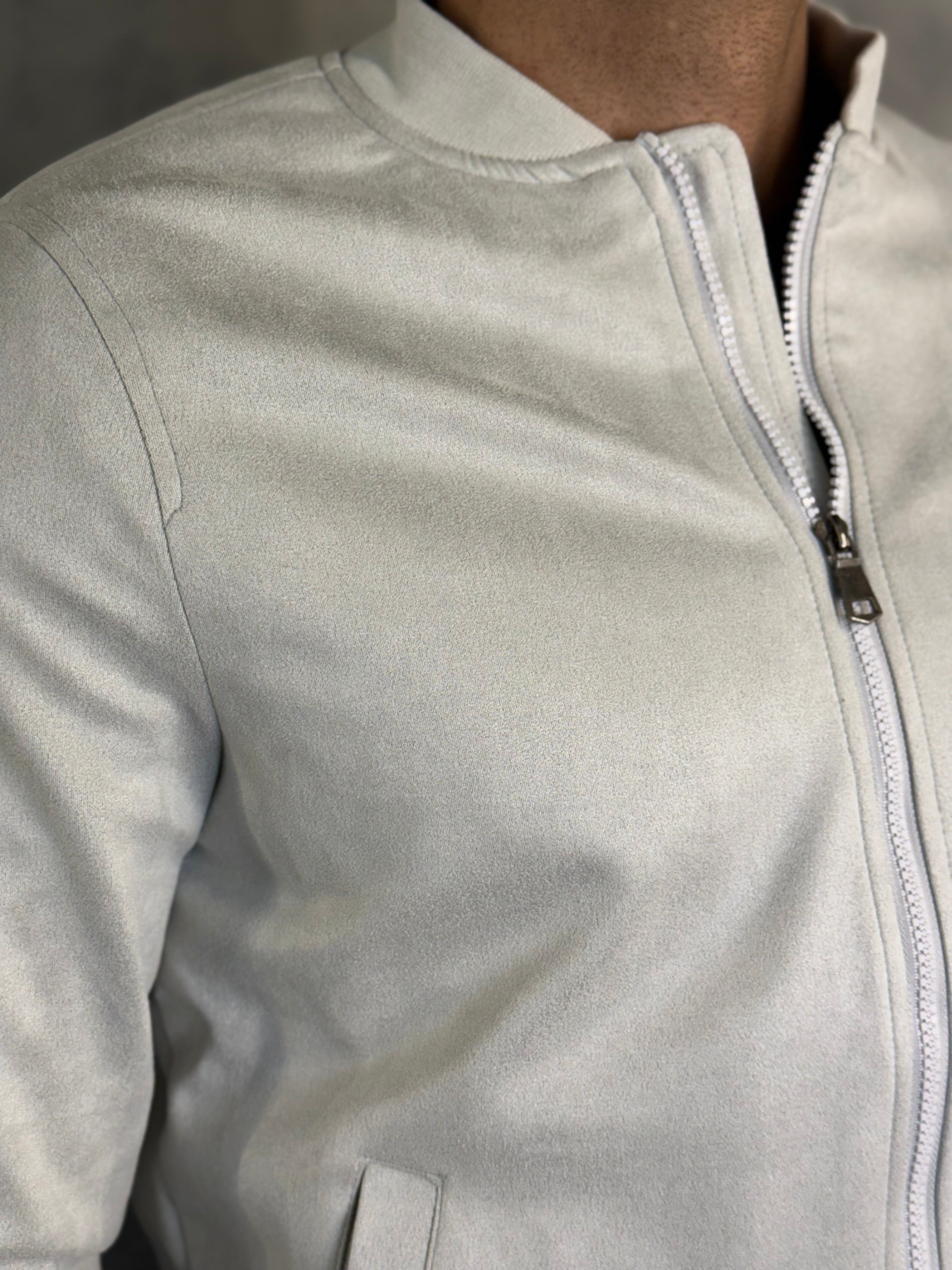 JAQUETA BOMBER SUEDE PONTO H