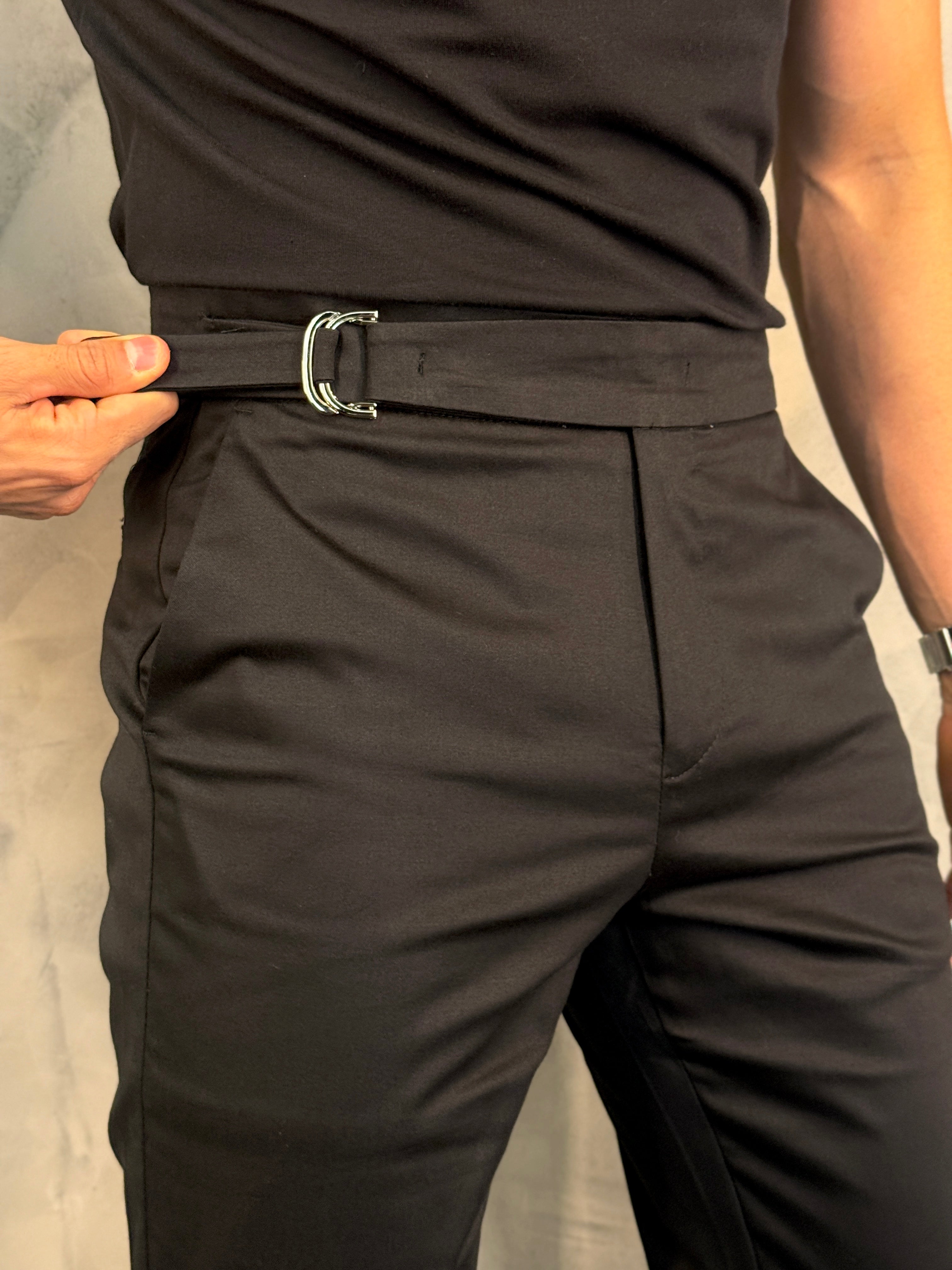 CALÇA ALF. GURKHA VENEZA PONTO H PRETO