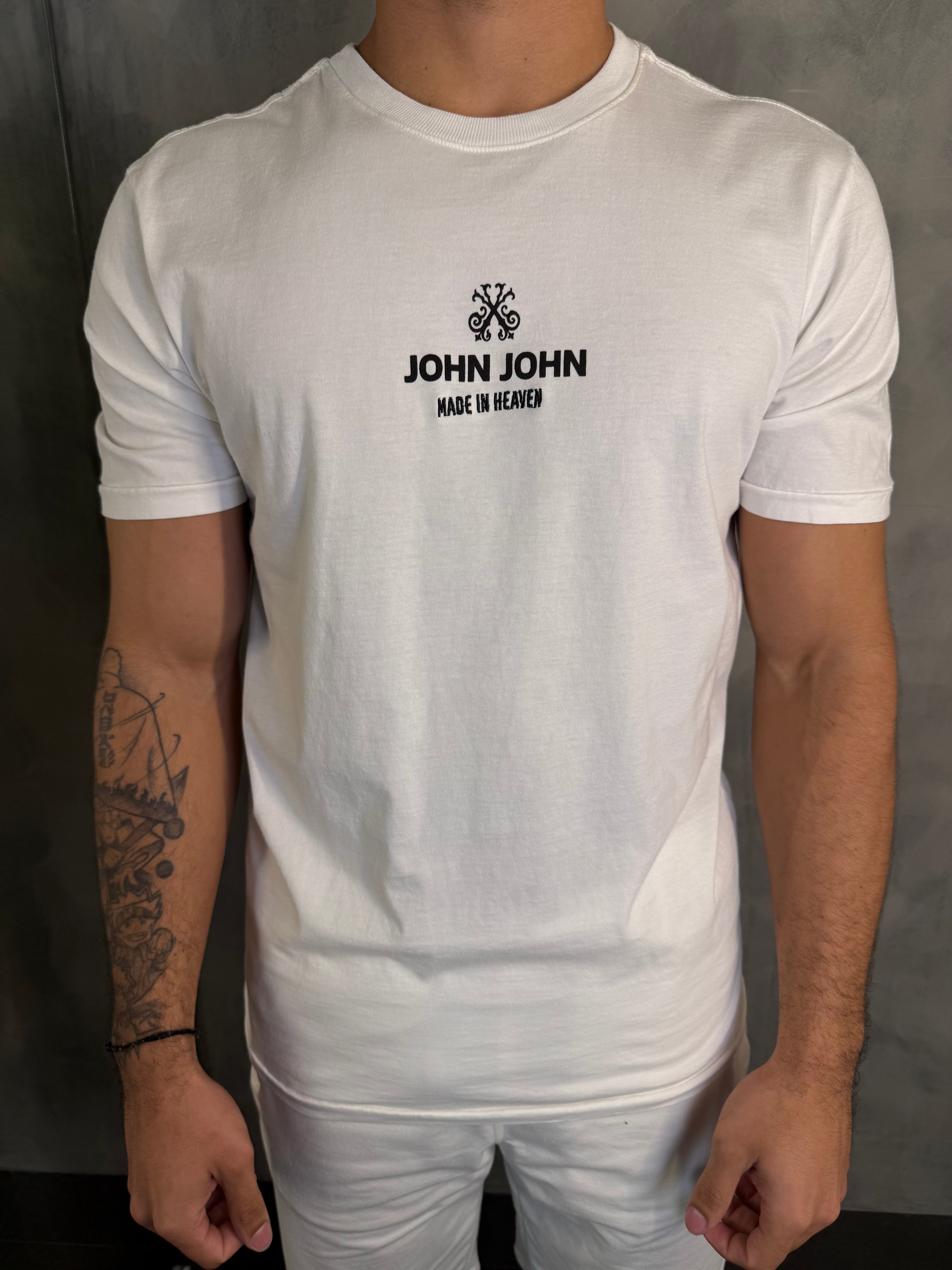 T SHIRT RG INDUSTRY CO JOHN JOHN OFF WHITE