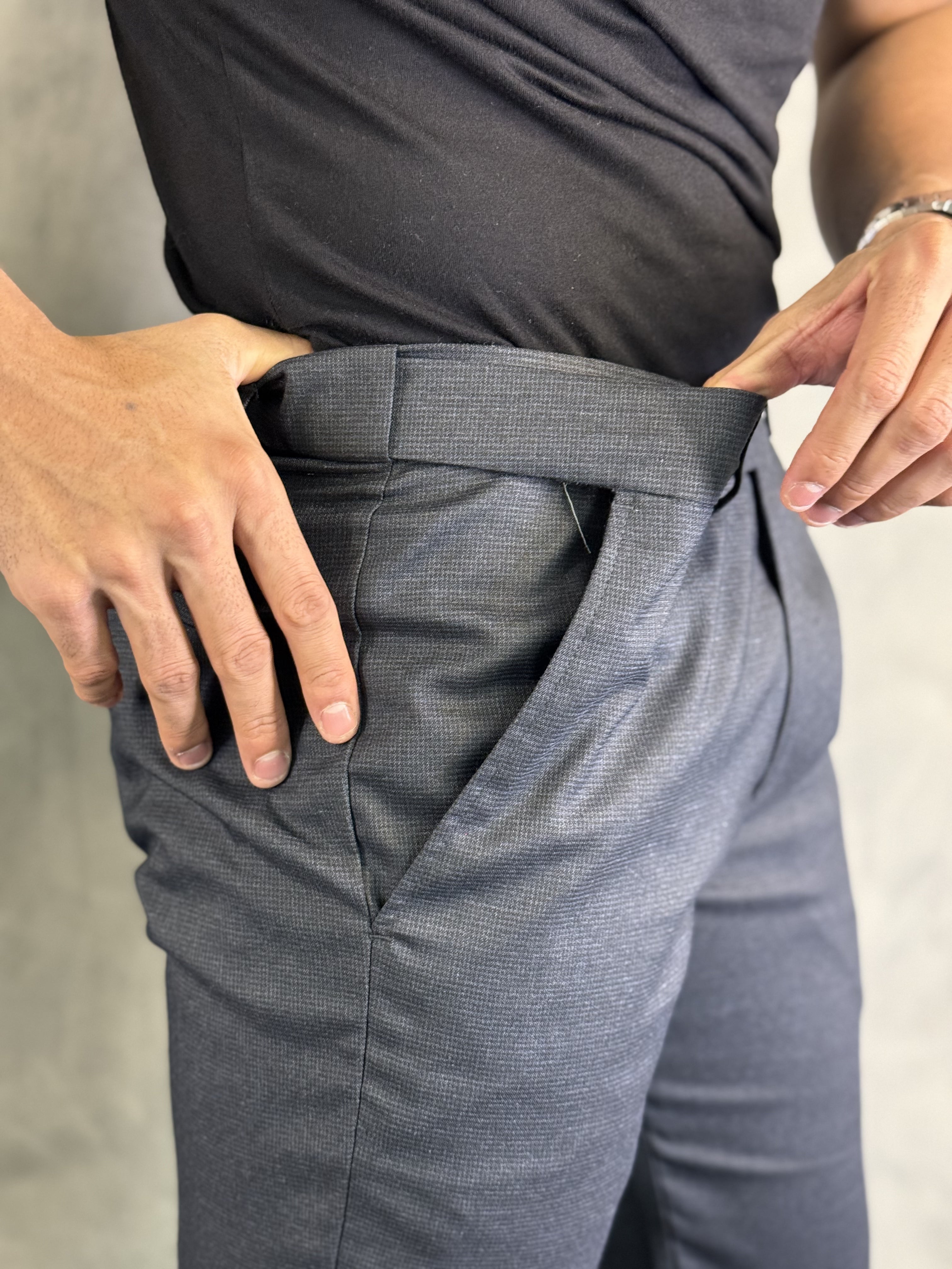 CALÇA ALF. SKINNY C/ CINTURA ELÁSTICA BAREZY