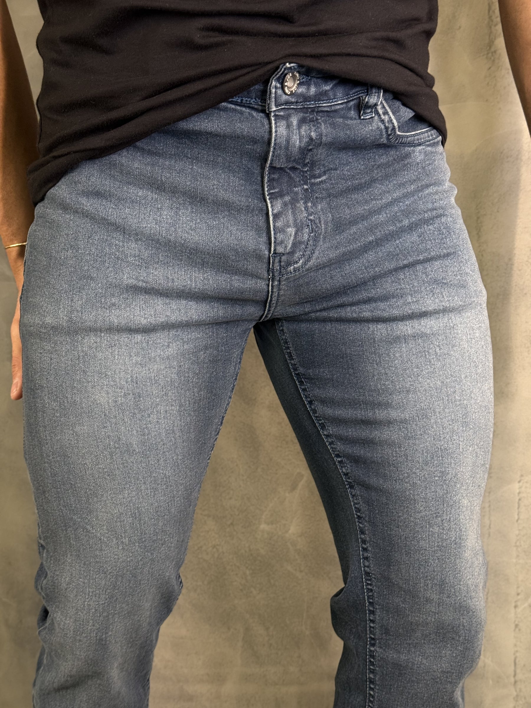 CALÇA JEANS SLIM KINGEJOE AZUL