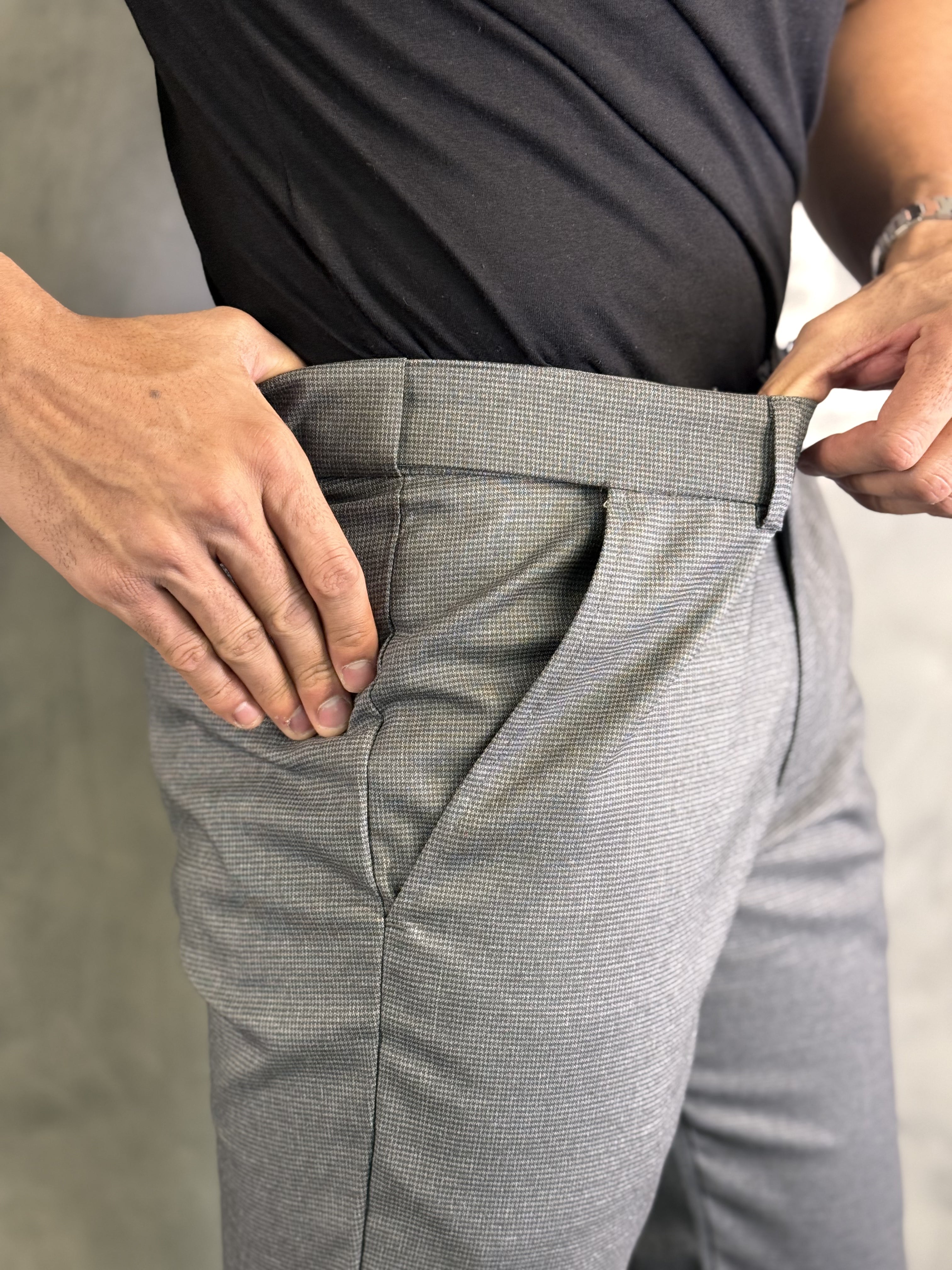 CALÇA ALF. SKINNY C/ CINTURA ELÁSTICA BAREZY
