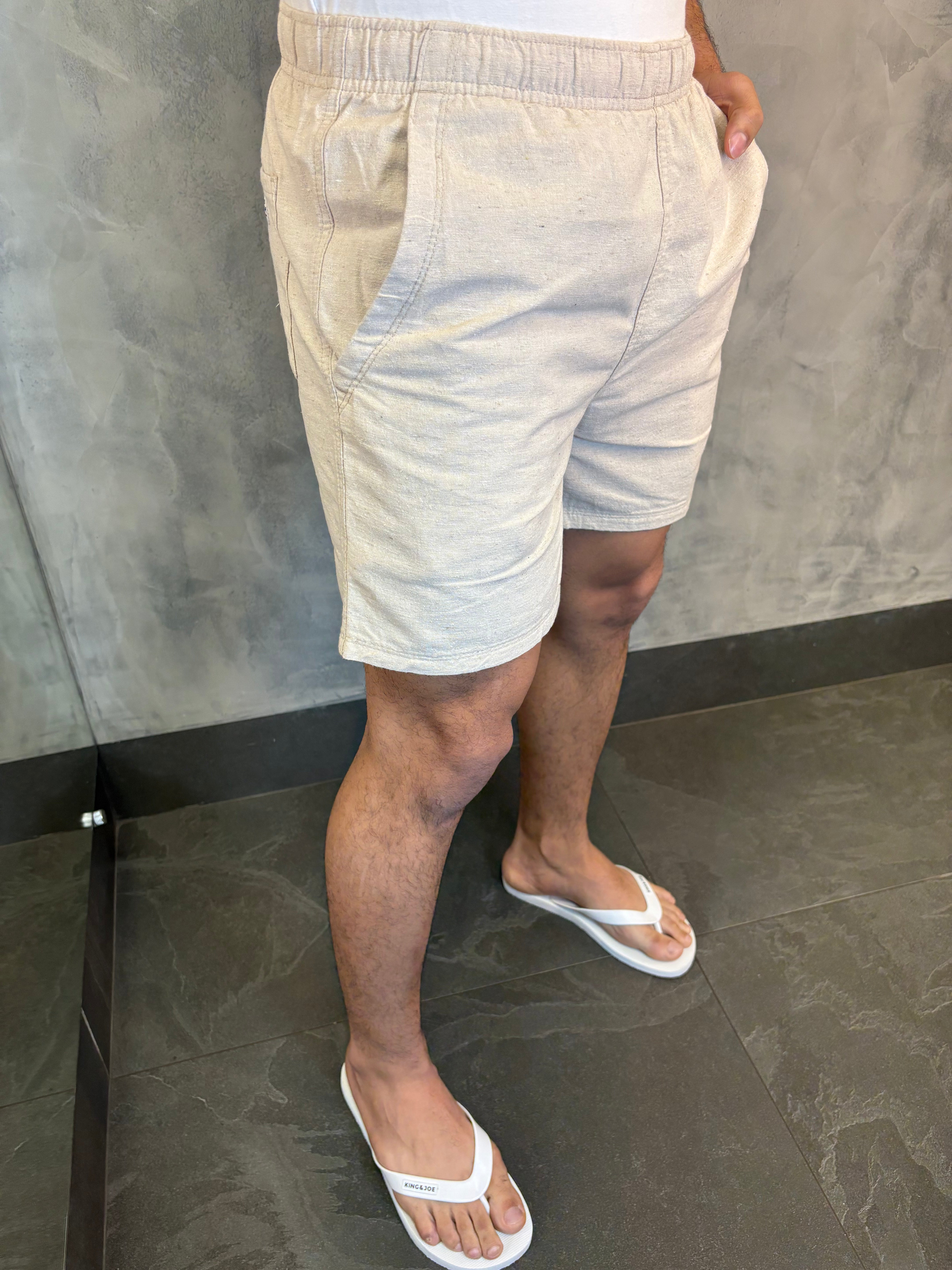 SHORT CASUAL TRADICIONAL KINGEJOE NATURAL