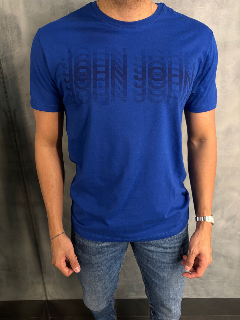 T SHIRT SL SLOW JOHN JOHN AZUL