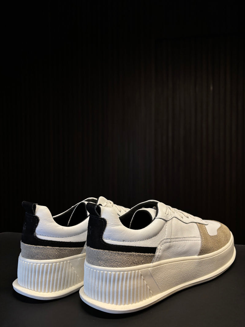 SNEAKER SKY PONTO H BRANCO/NATURAL