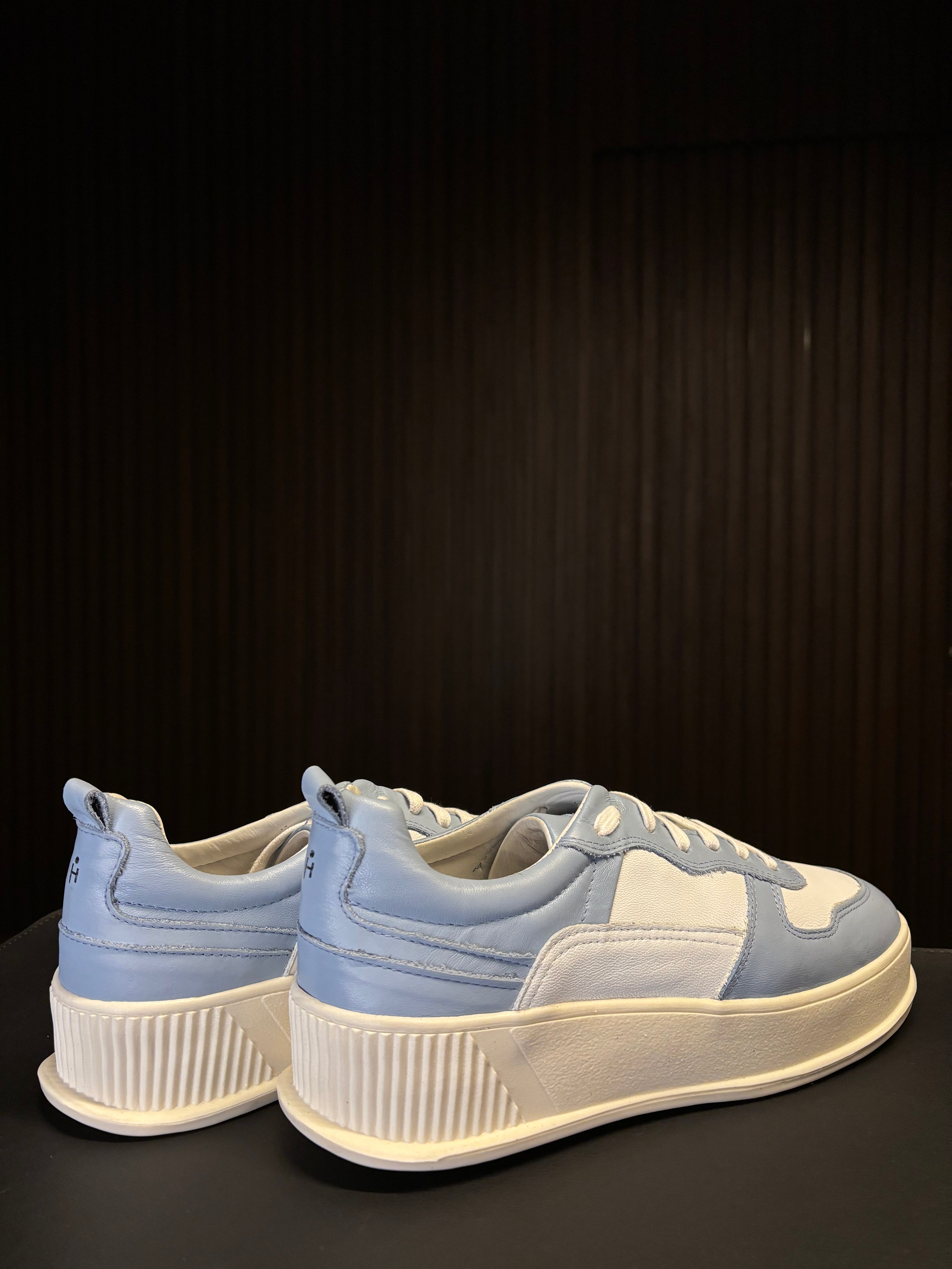 SNEAKER SKY PONTO H BRANCO/AZUL BB