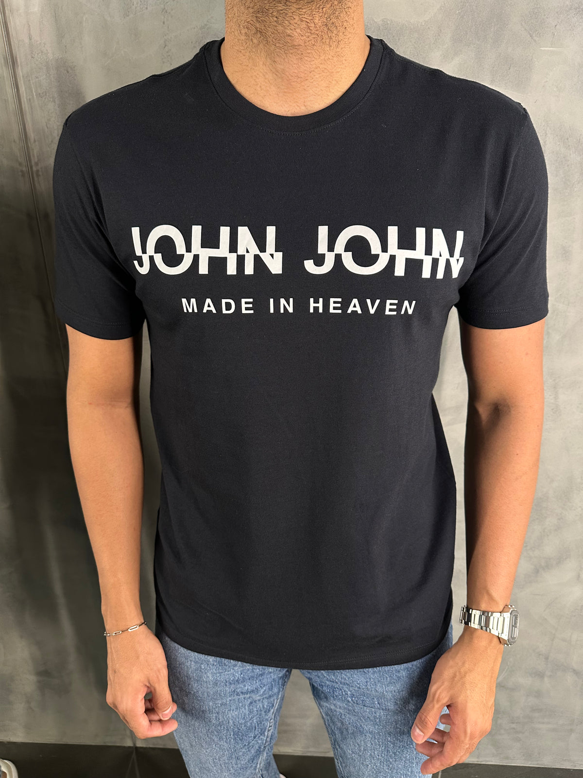 T SHIRT RG OFFSET JOHN JOHN PRETO