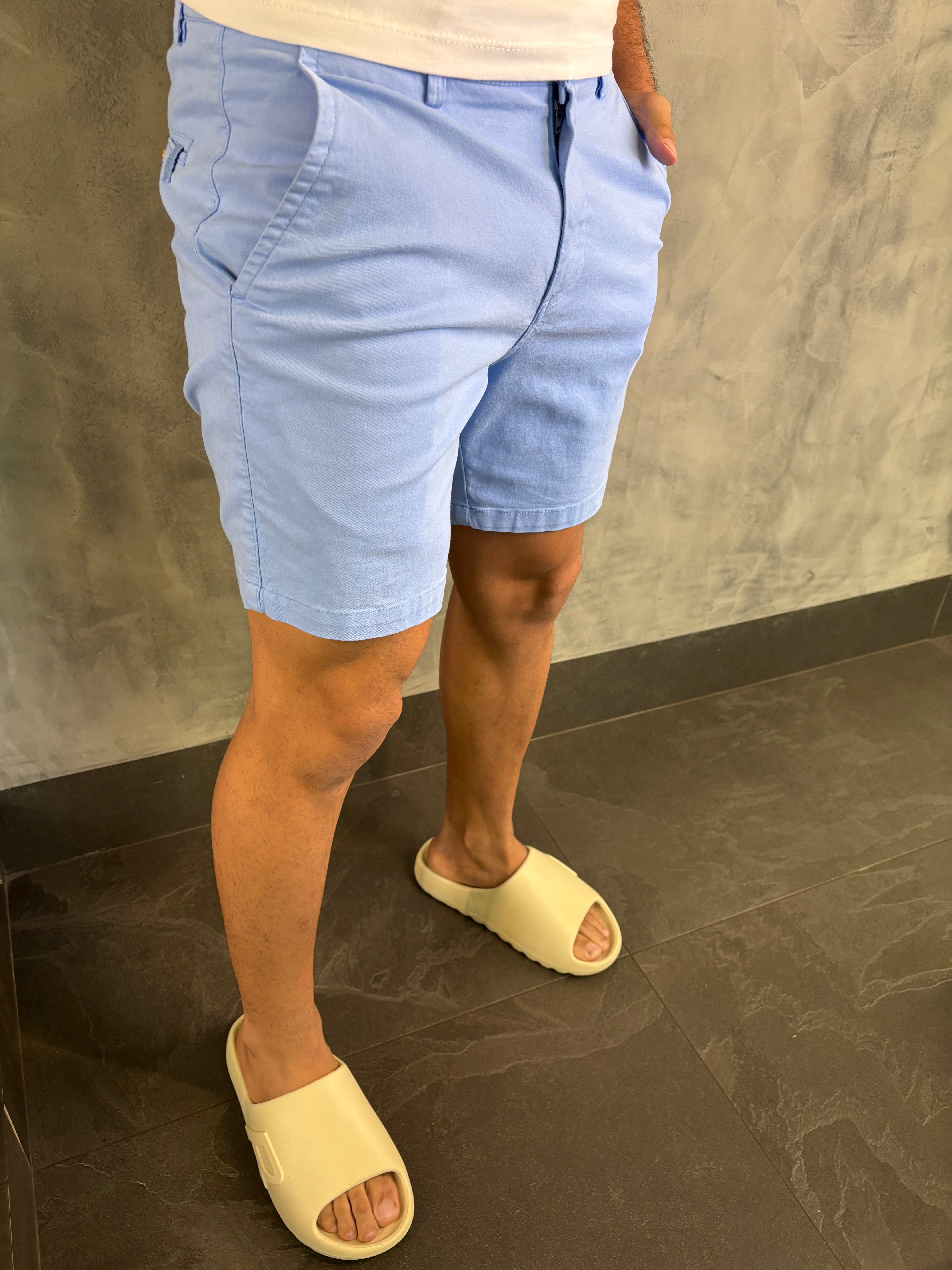 BERMUDA SARJA CURTA COLLOR STRETCH BAREZY