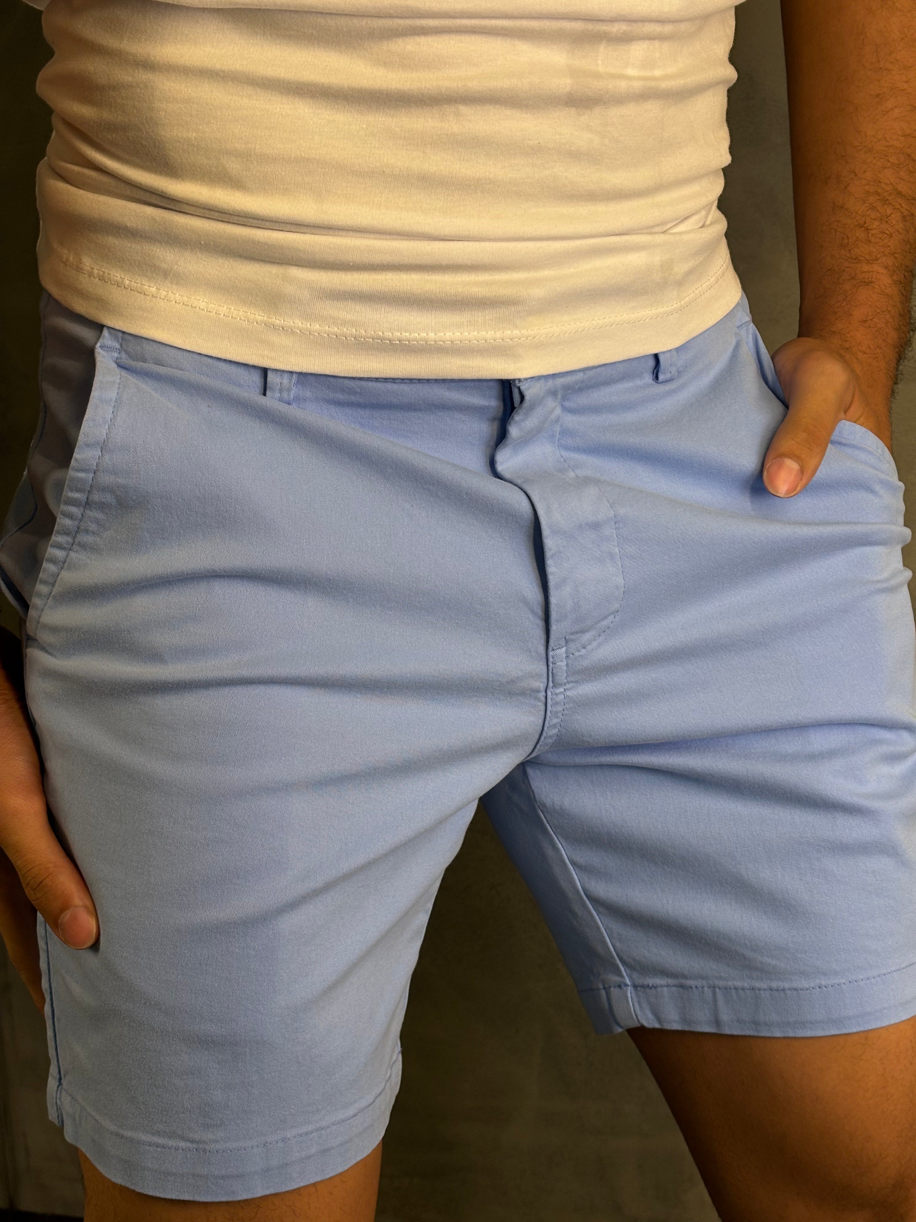BERMUDA SARJA CURTA COLLOR STRETCH BAREZY