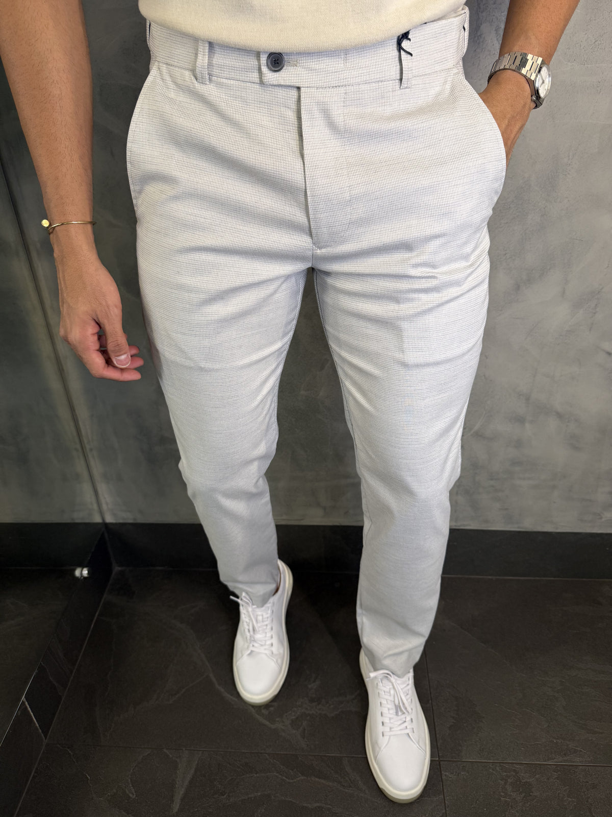 CALÇA ALF. SKINNY C/ CINTURA ELÁSTICA BAREZY