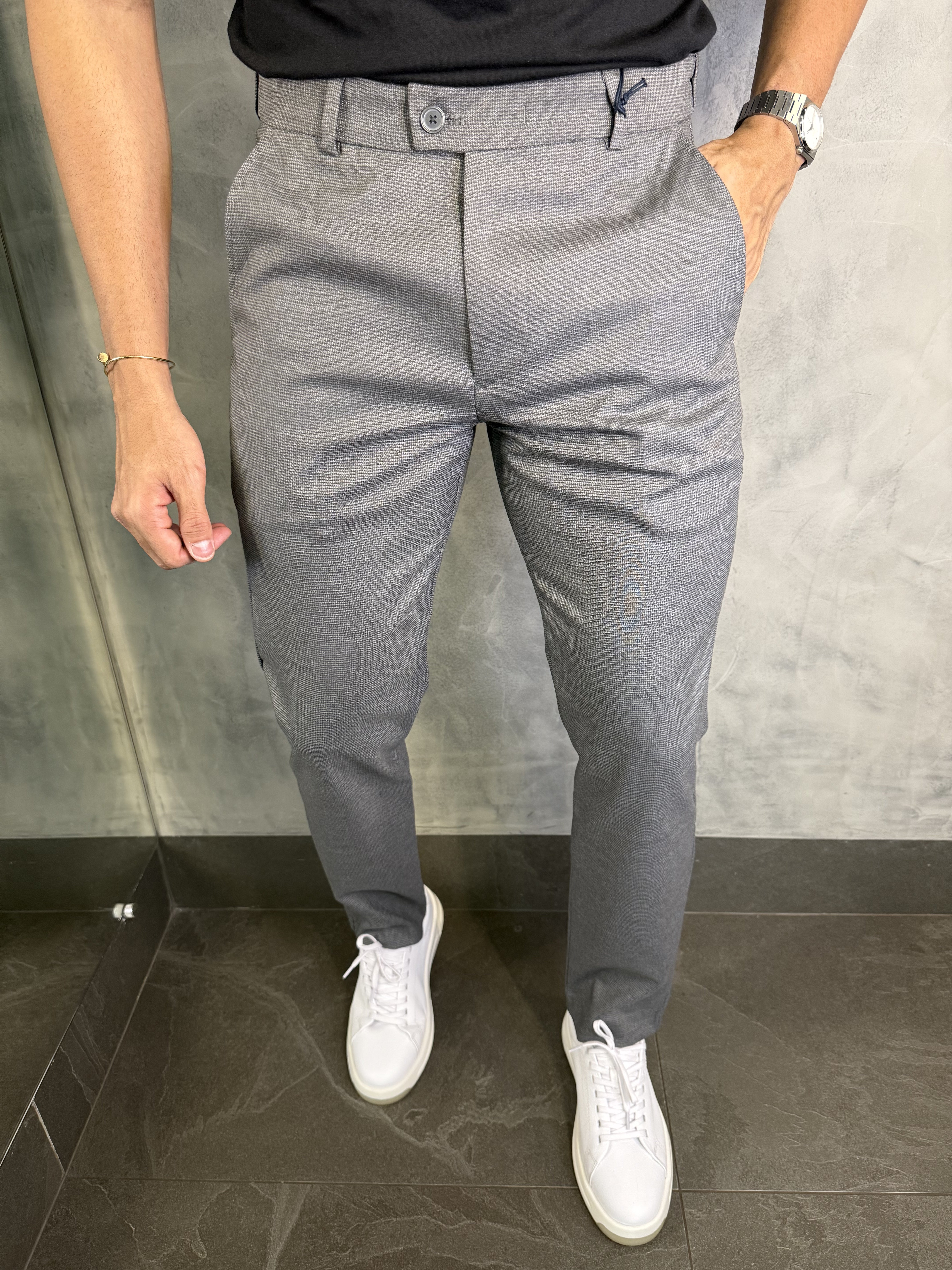 CALÇA ALF. SKINNY C/ CINTURA ELÁSTICA BAREZY