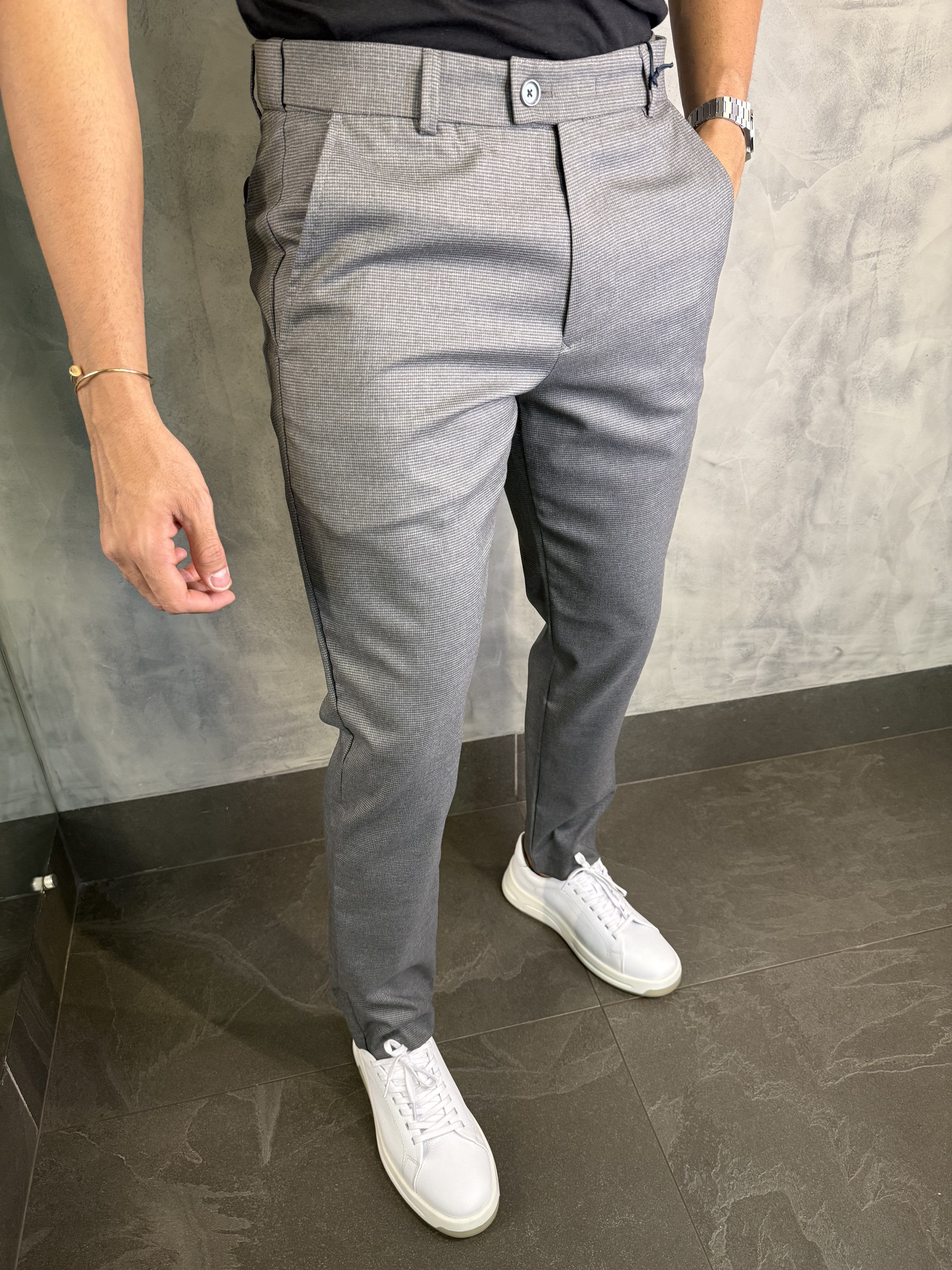 CALÇA ALF. SKINNY C/ CINTURA ELÁSTICA BAREZY