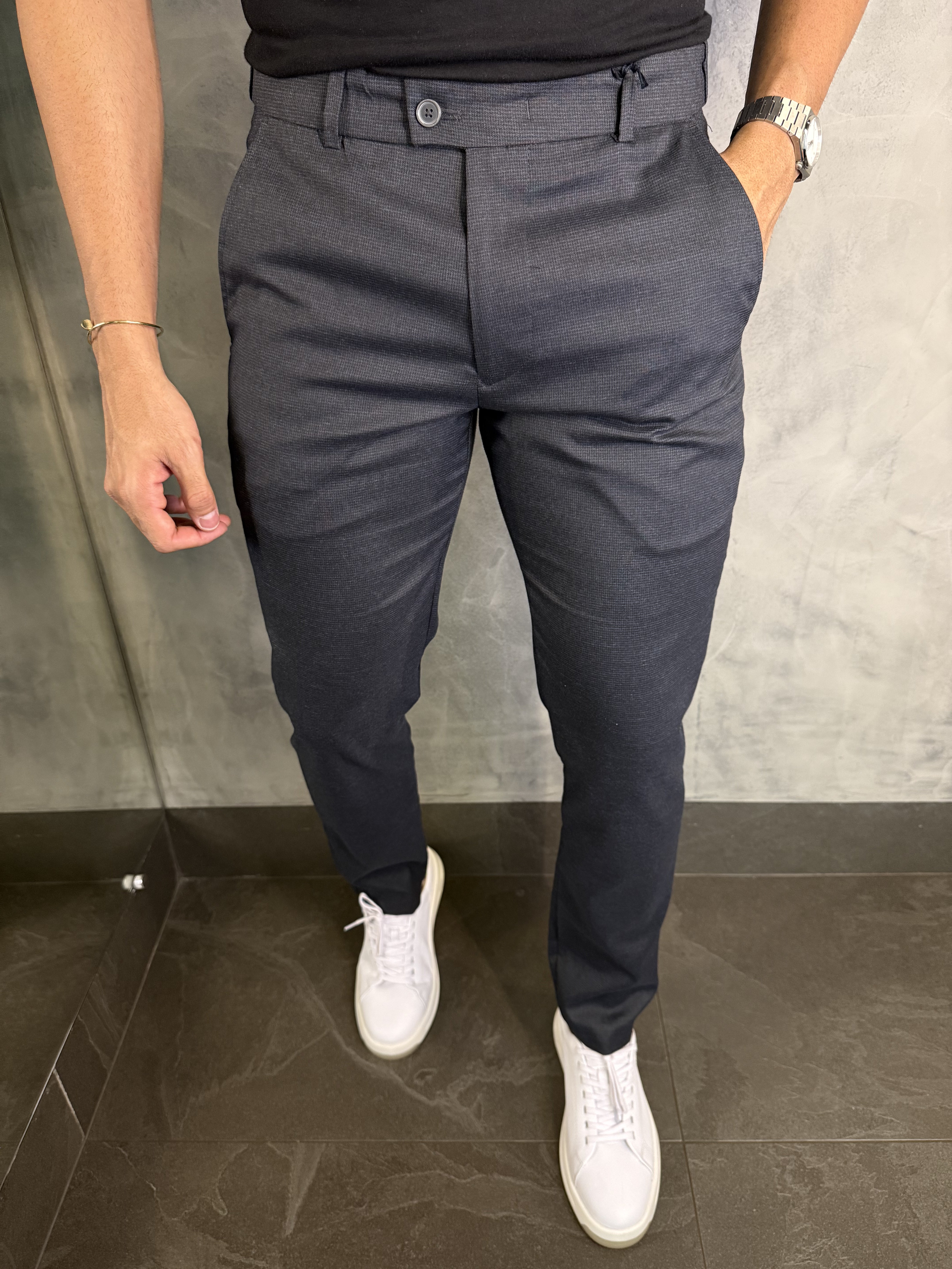 CALÇA ALF. SKINNY C/ CINTURA ELÁSTICA BAREZY