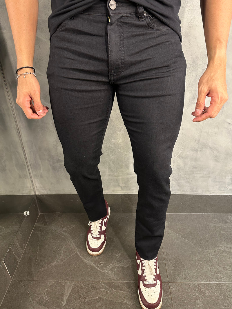 CALCA JEANS SLIM KINGEJOE BLACK