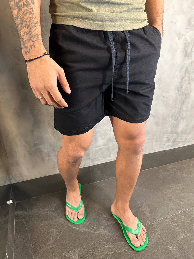 SHORT SARJA TRADICIONAL KINGEJOE PRETO