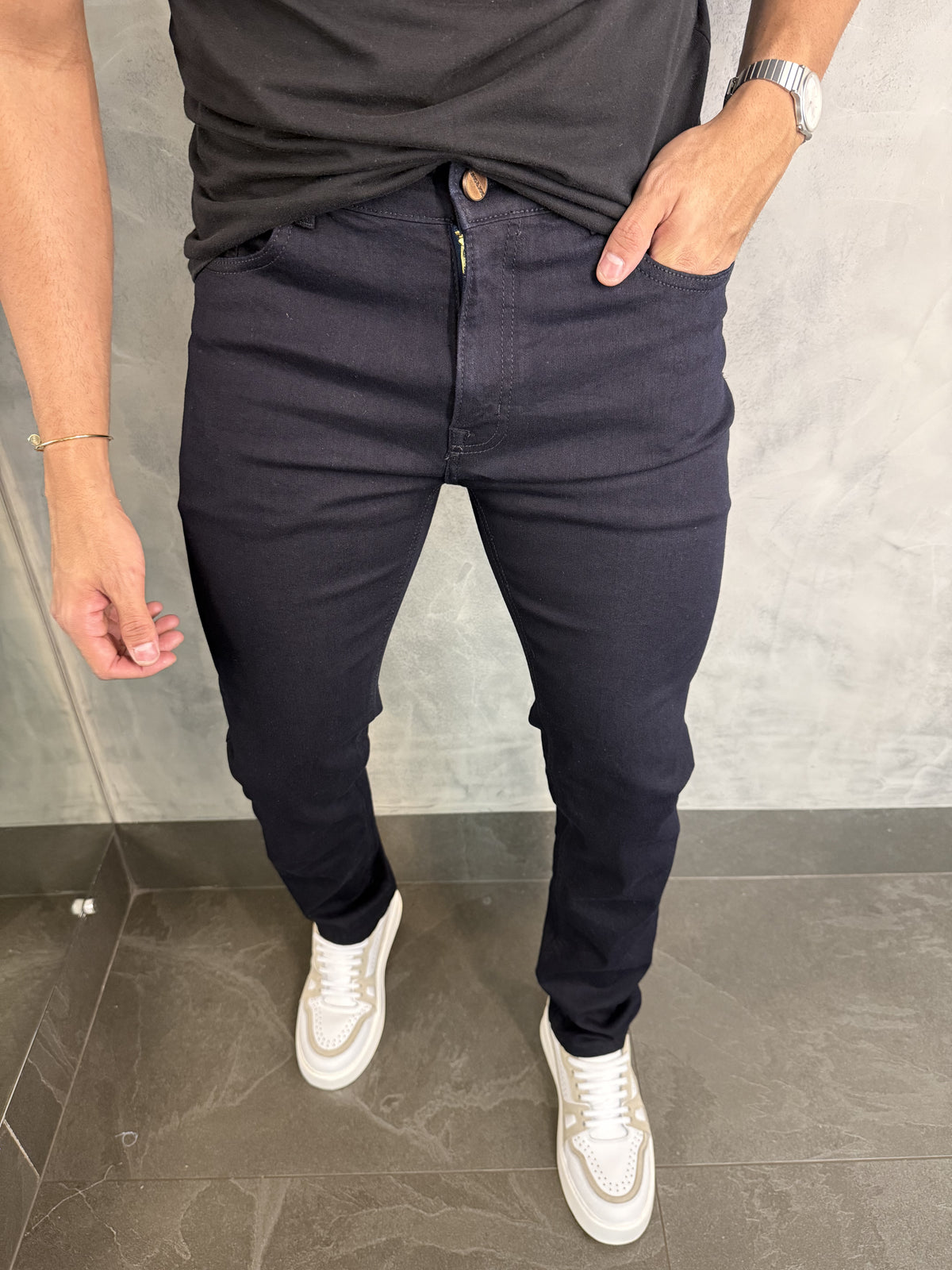 CALÇA JEANS SLIM KINGEJOE BLUE