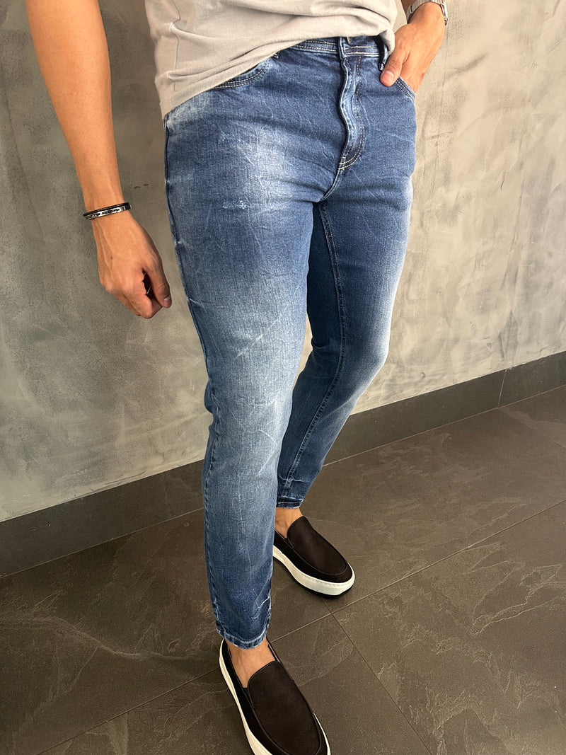 CALÇA SKINNY CROPPED SW DLZ JEANS ESCURO