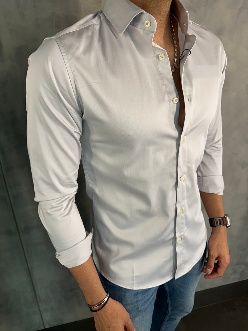 CAMISA M/L OXING CINZA