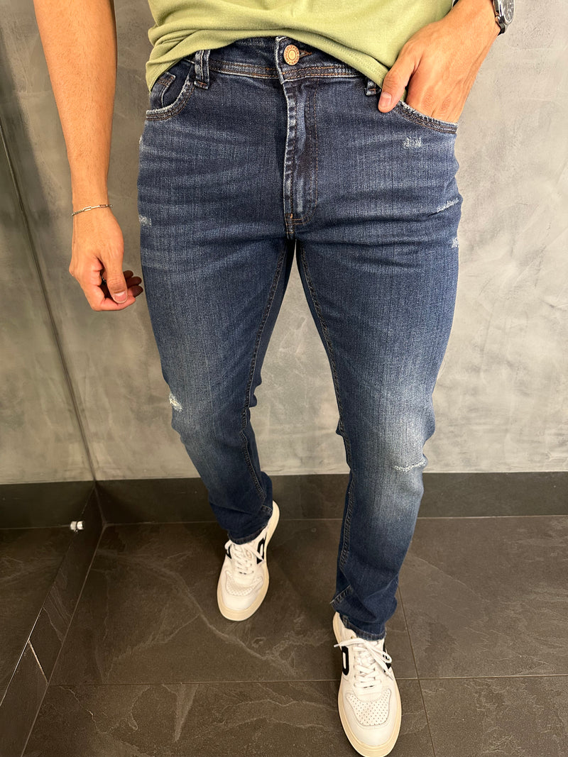 CALÇA JEANS RASGO SLIM SW DLZ ESCURO