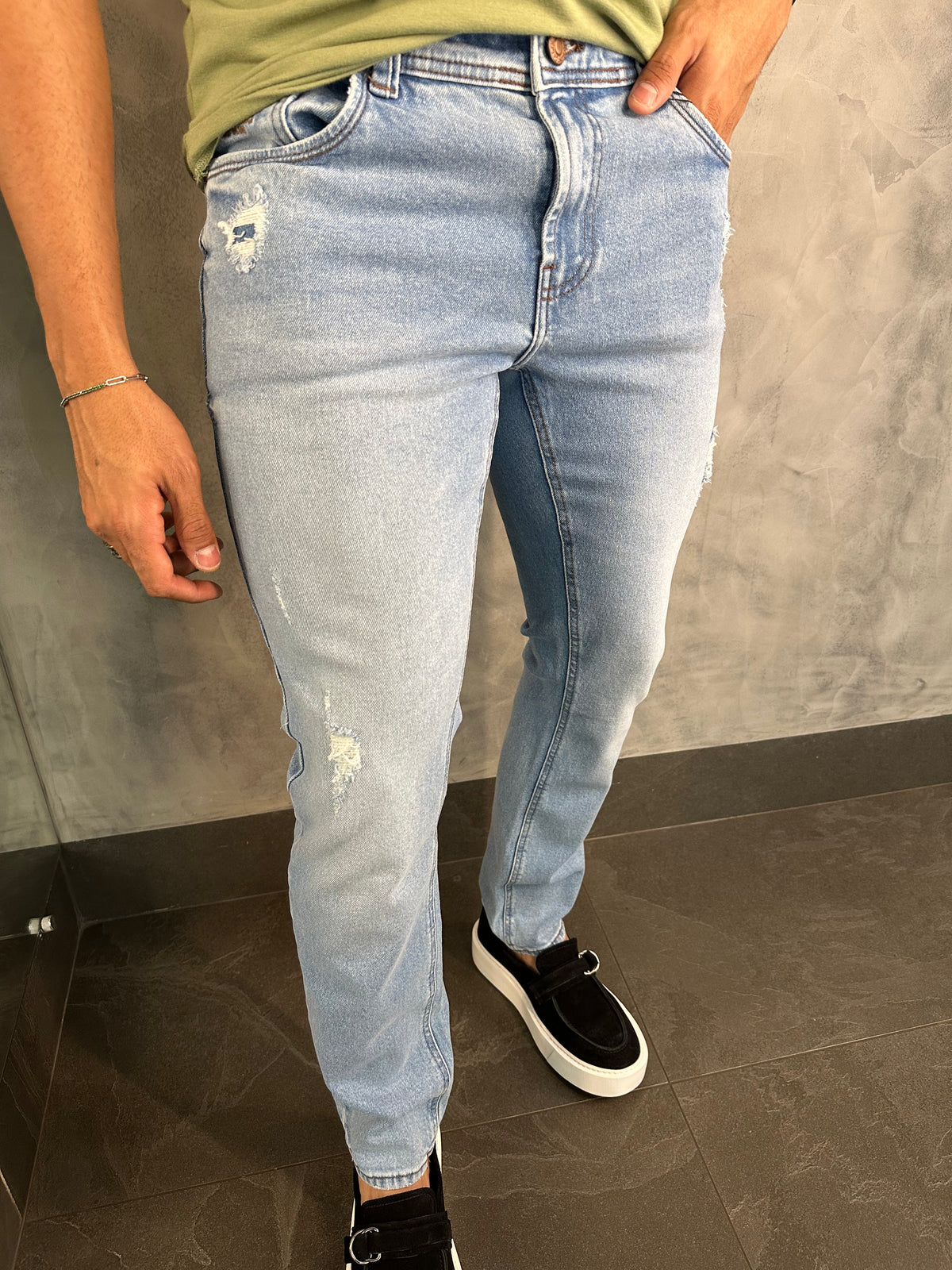 CALÇA JEANS SKINNY SW DLZ DELAVÊ