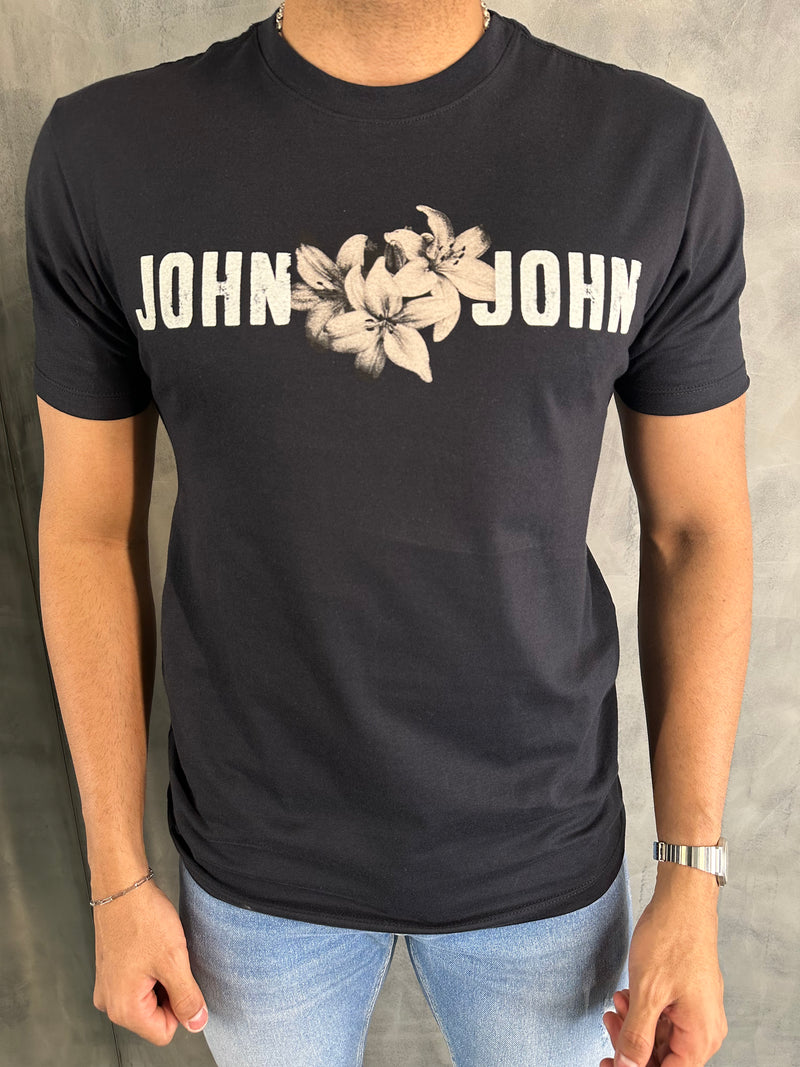 T SHIRT RG LILIES JOHN JOHN PRETO