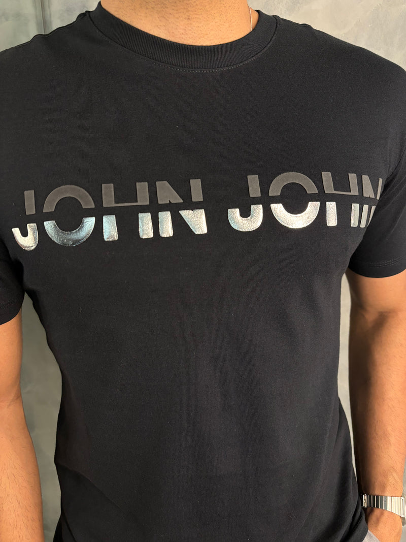 T SHIRT RG DUO SIDE JOHN JOHN PRETO