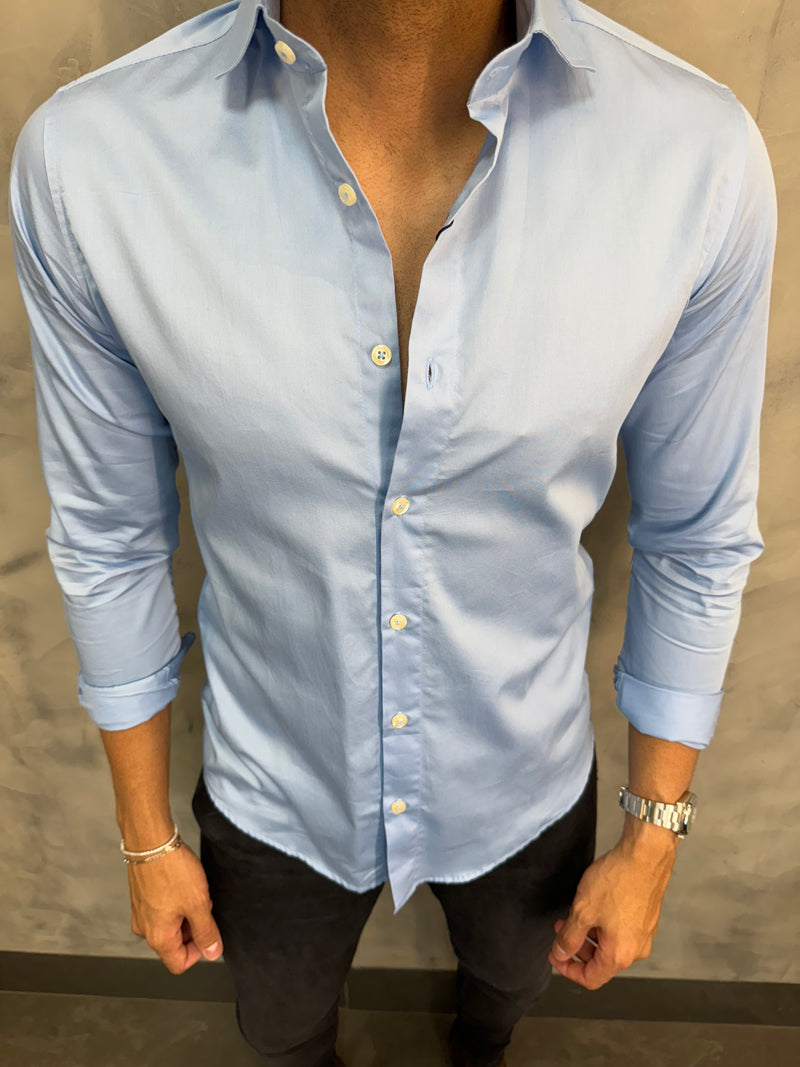 CAMISA M/L OXING AZUL BB