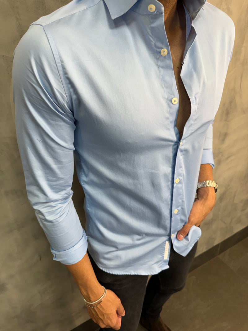 CAMISA M/L OXING AZUL BB