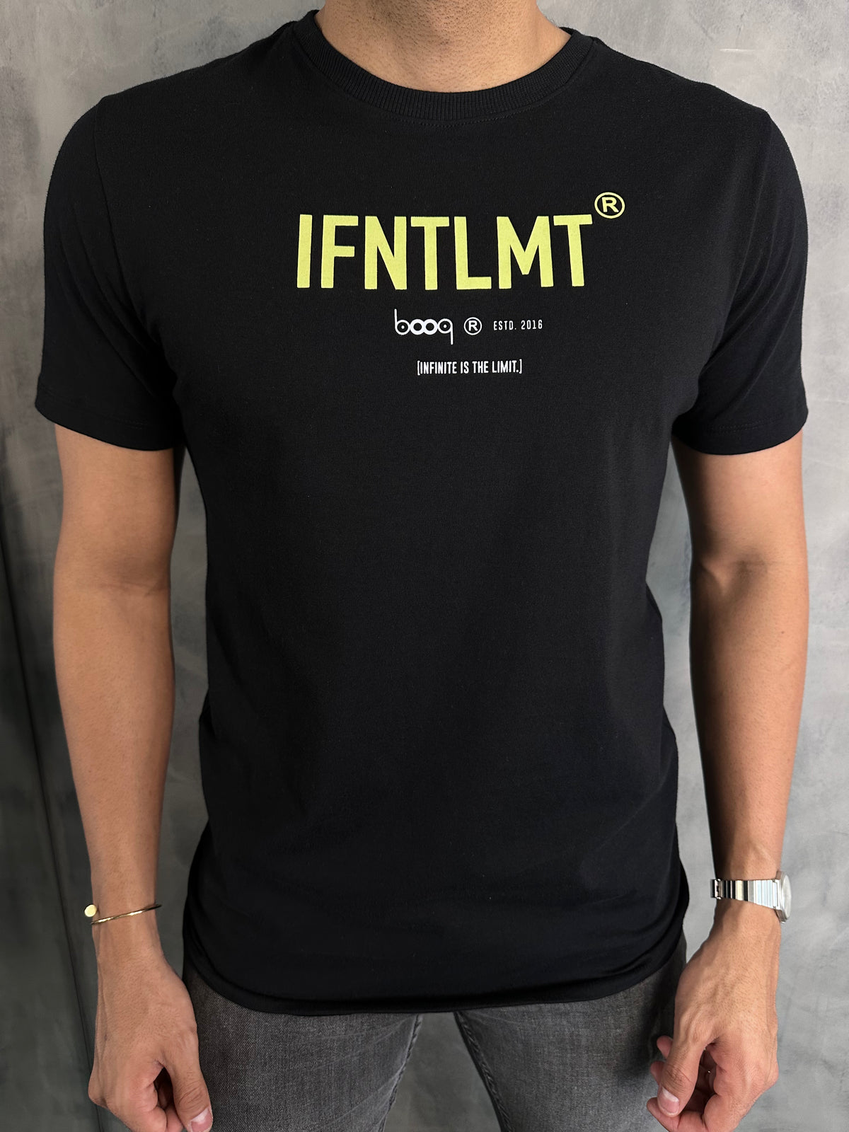 T-SHIRT CLASSIC IFNT MYLOGO BOOQ PRETO