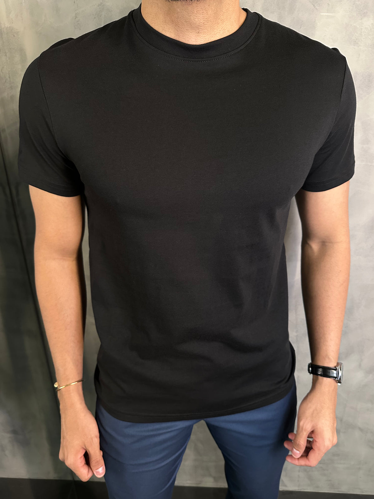 CAMISETA ALGODÃO PERUANO SIMPLES RESERVA PRETO