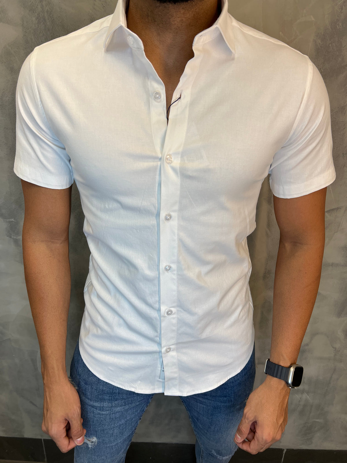 CAMISA M/C OXING BRANCO