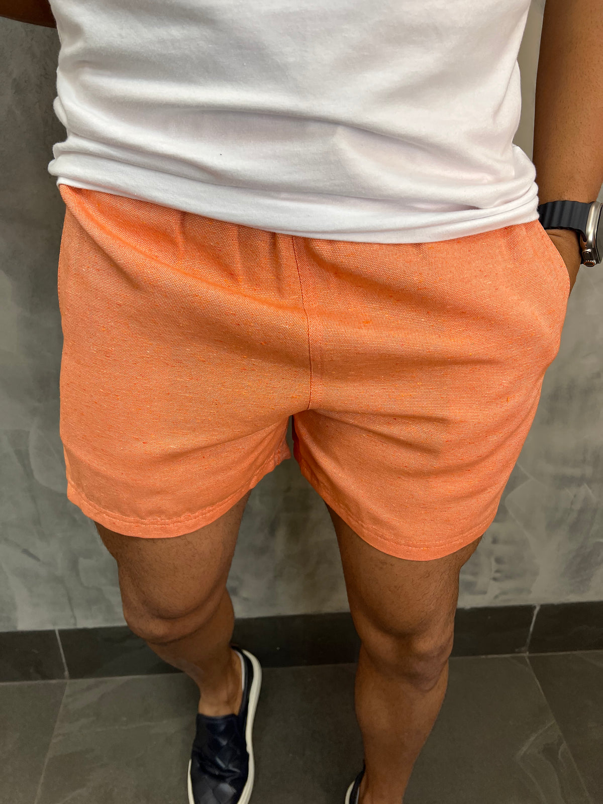 SHORT BASICO ELEVEN CORAL