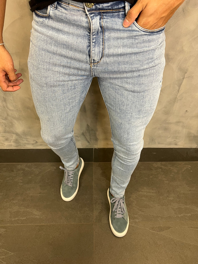 CALÇA SLIM RETA BENJAMIN BIODIESEL JEANS CLARO