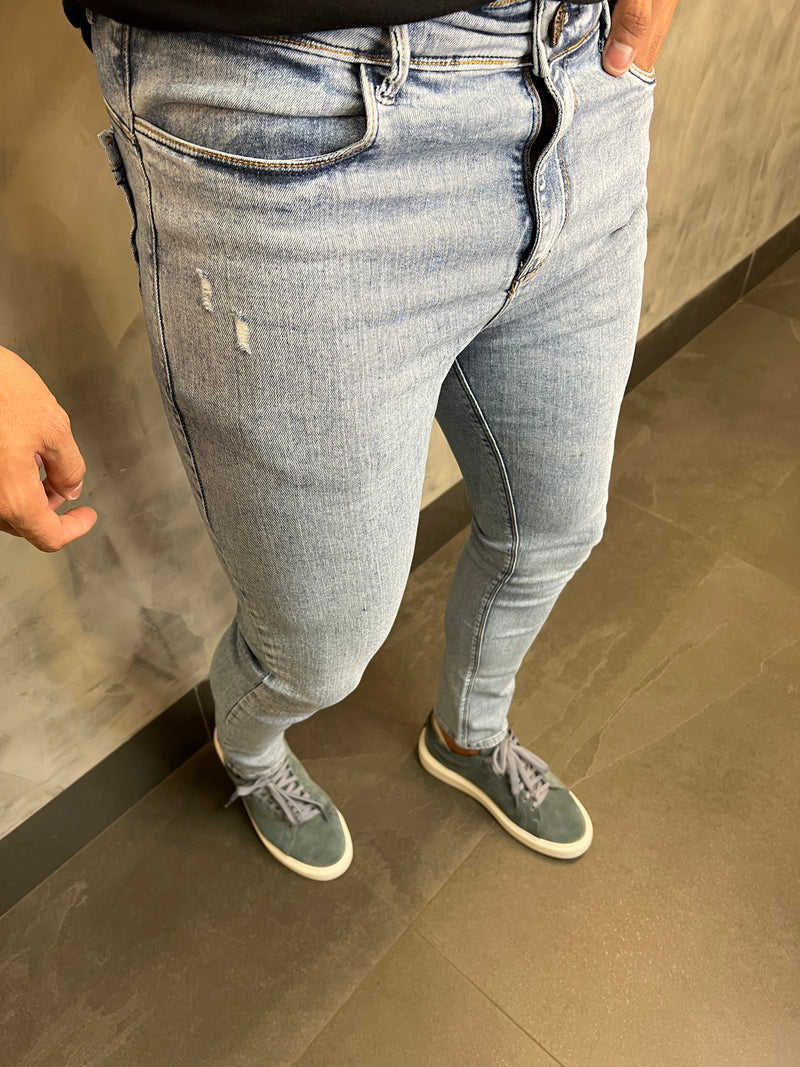 CALÇA SLIM RETA BENJAMIN BIODIESEL JEANS CLARO