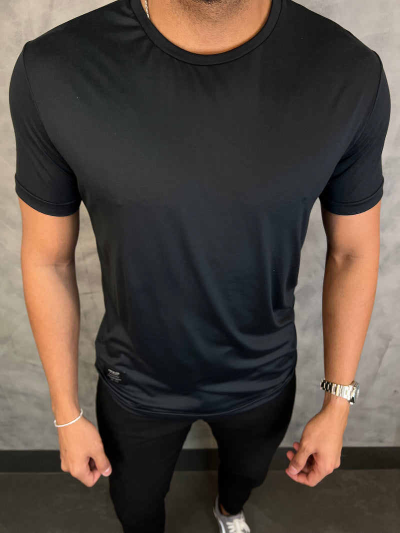 CAMISETA COMFORT FRESH SLIM KINGEJOE PRETO