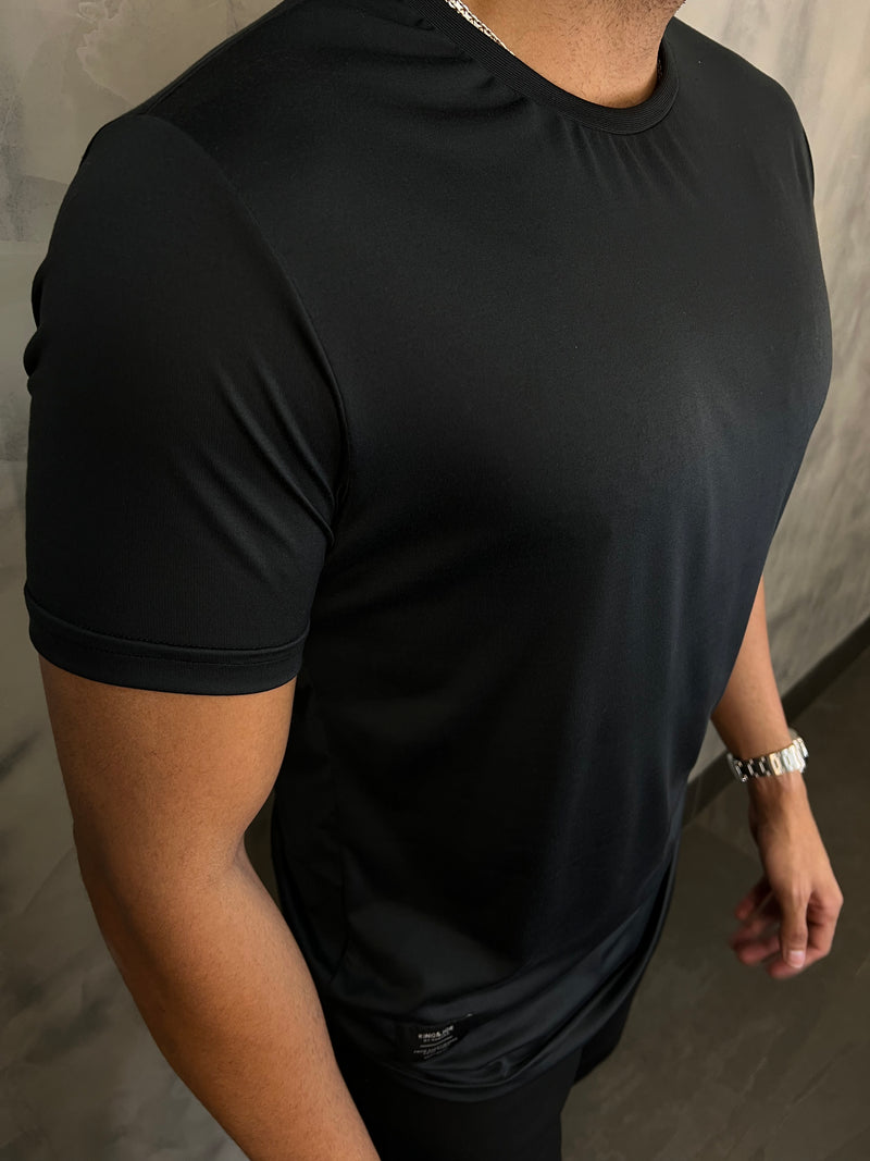 CAMISETA COMFORT FRESH SLIM KINGEJOE PRETO