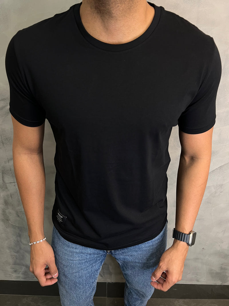 CAMISETA PIMA SLIM KINGEJOE PRETO