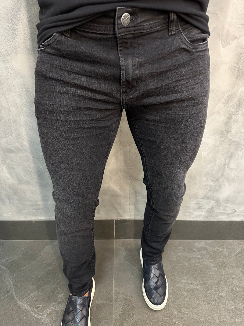 CALÇA JEANS SKINNY DLZ CARVÃO