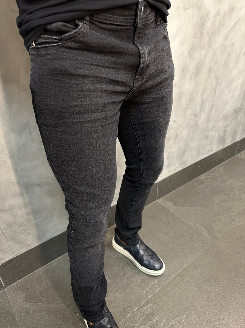 CALÇA JEANS SKINNY DLZ CARVÃO