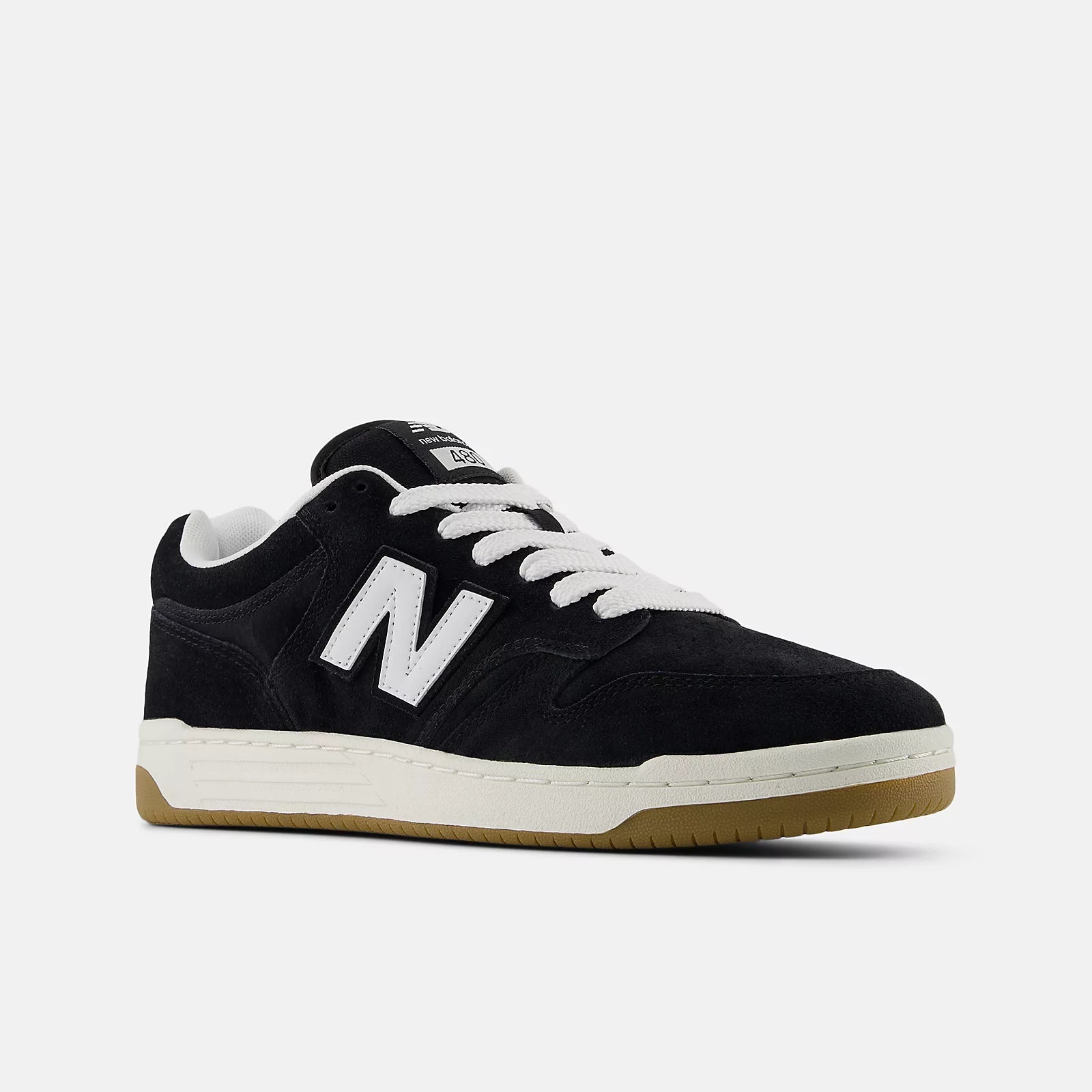 TÊNIS 480 LOW UNISEX NEW BALANCE PRETO/BEGE CLARO